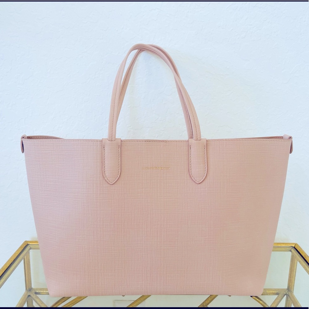 Alexander McQueen light pink tote
